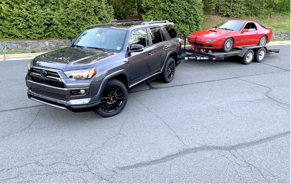Toyota 4Runner towing a trailer